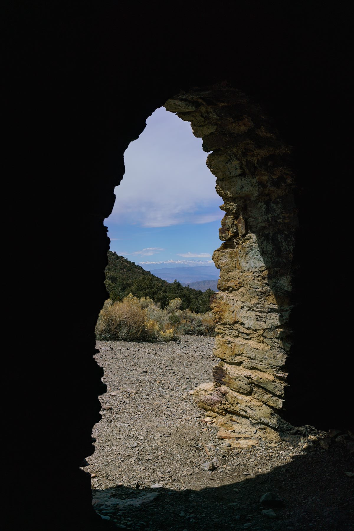 2018 April Looking out from one of the Charcoal Kilns