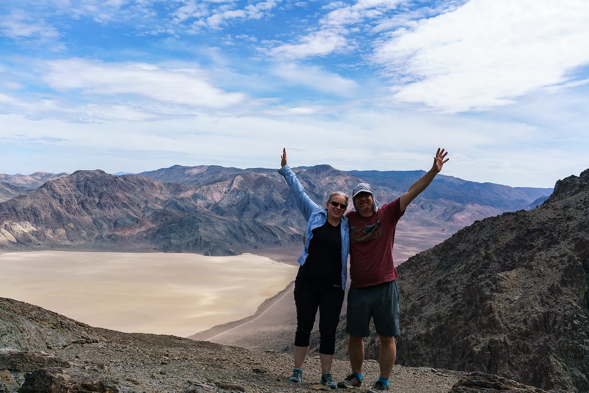 2018 April Stopping at the peak north of Ubehebe Peak