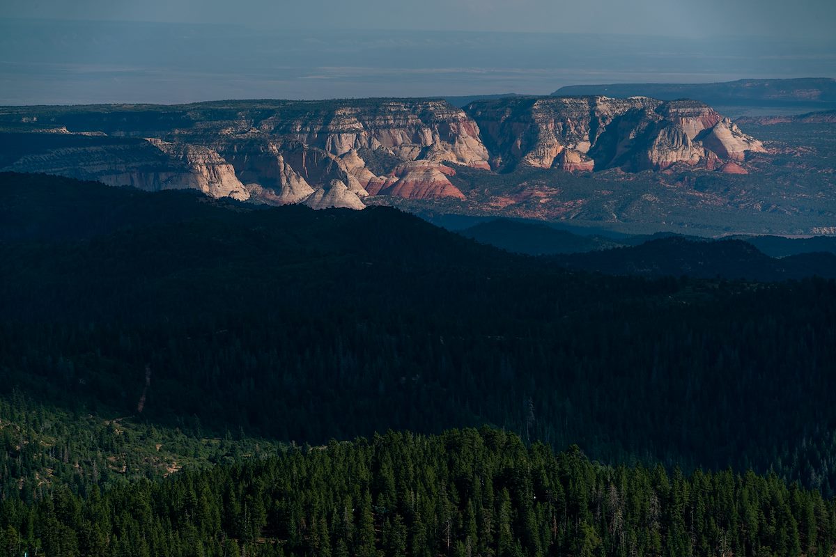 2018 August Looking towards the Grand Staircase-Escalante from Strawberry Point