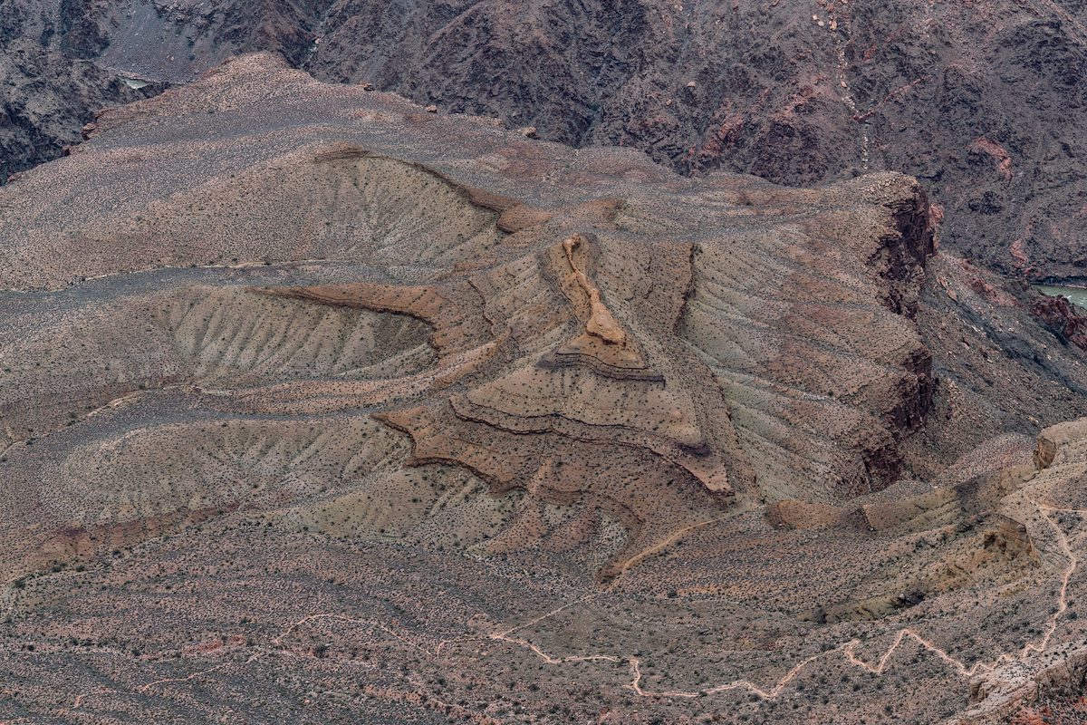 2018 December Junction of the Hermit and Tonto Trail