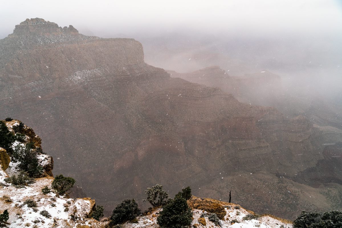 2018 December Snow at Navajo Point