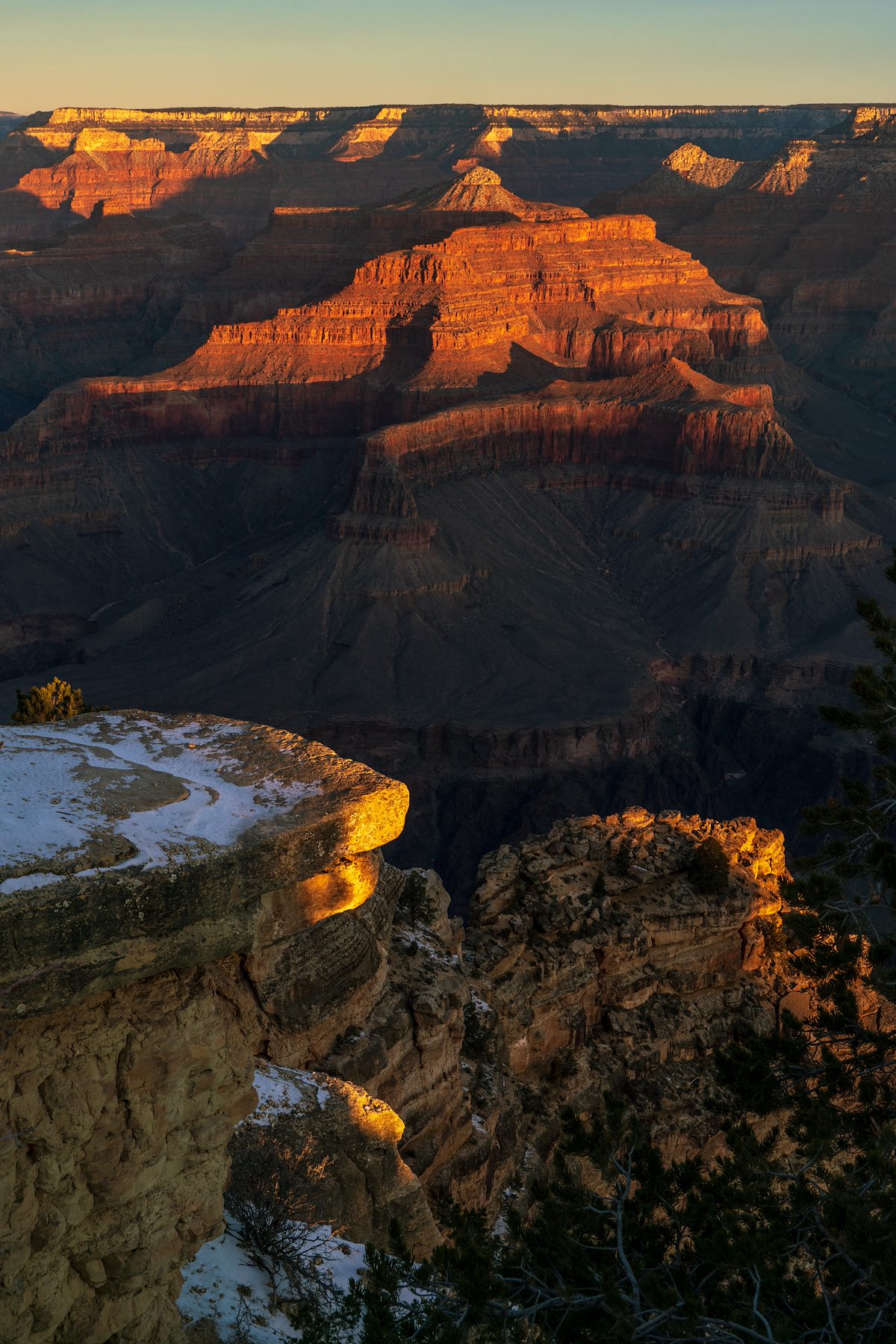 2018 December Sunset near Hopi Point