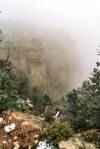 2018 October Clouds and Hints of Snow on the Rim Trail