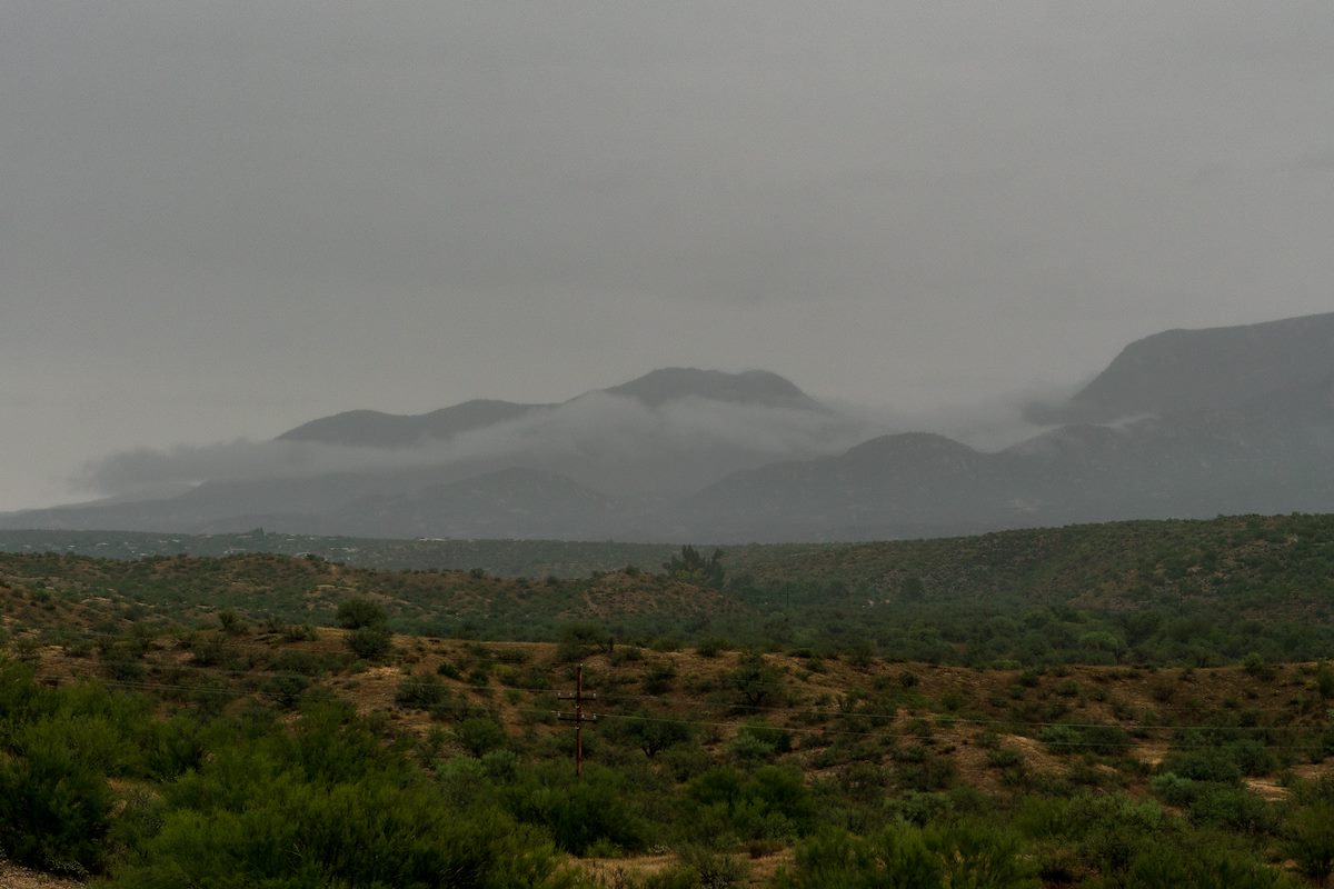 2018 October Clouds covering Charouleau Gap