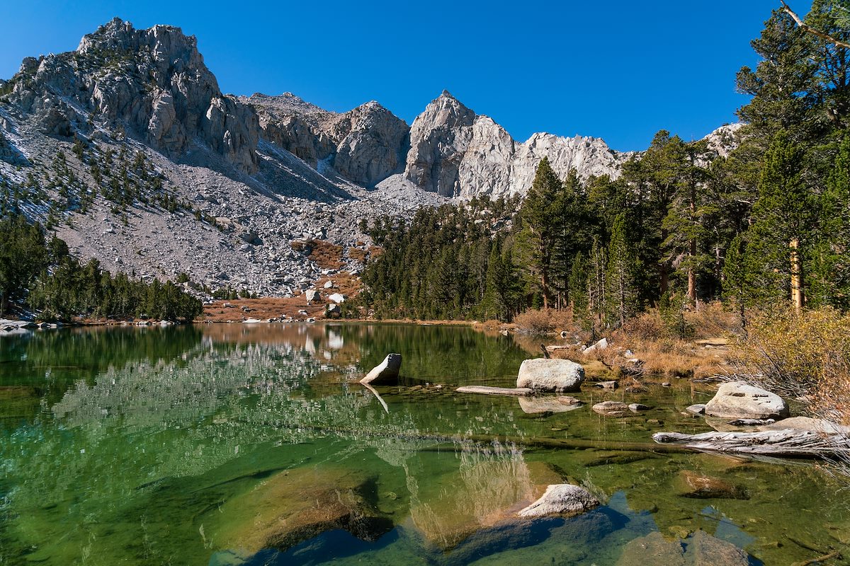 2018 October Kearsarge Pass Trail