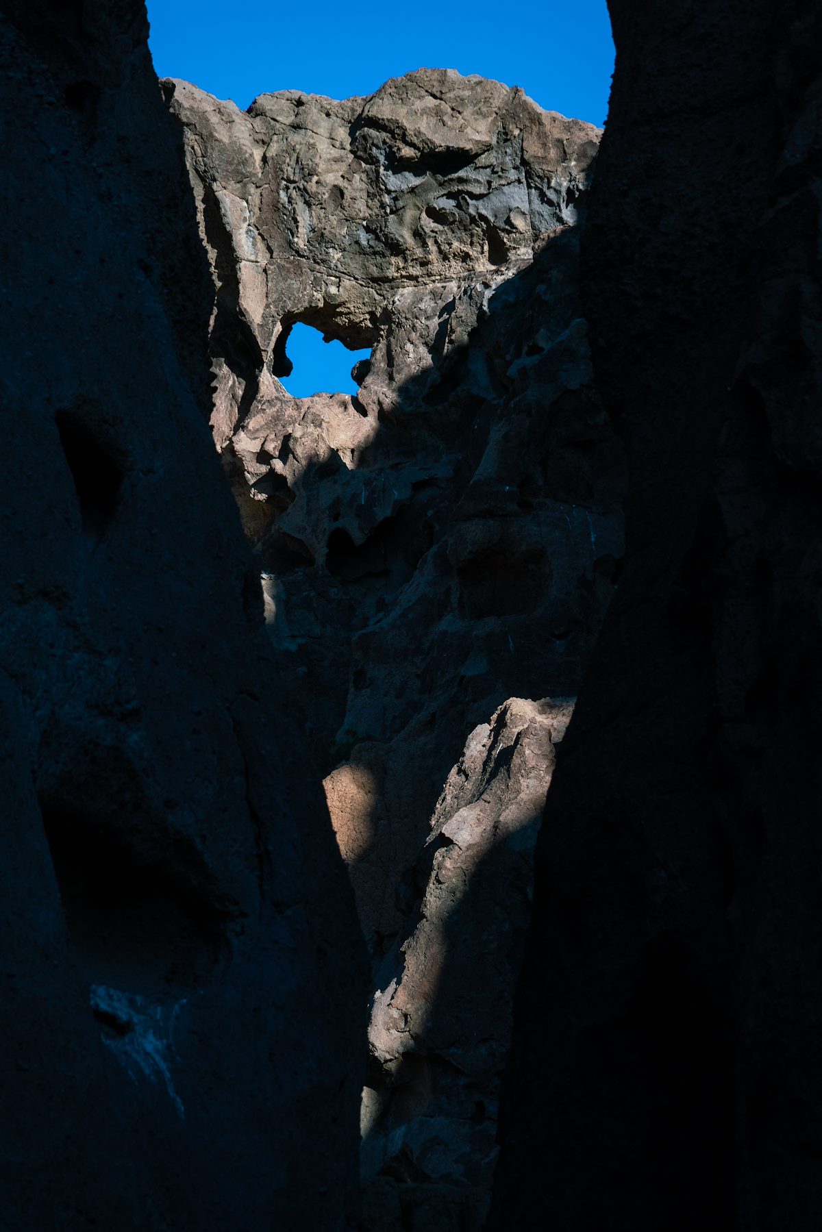 2018 October Light Window and Shadow in Bansheee Canyon