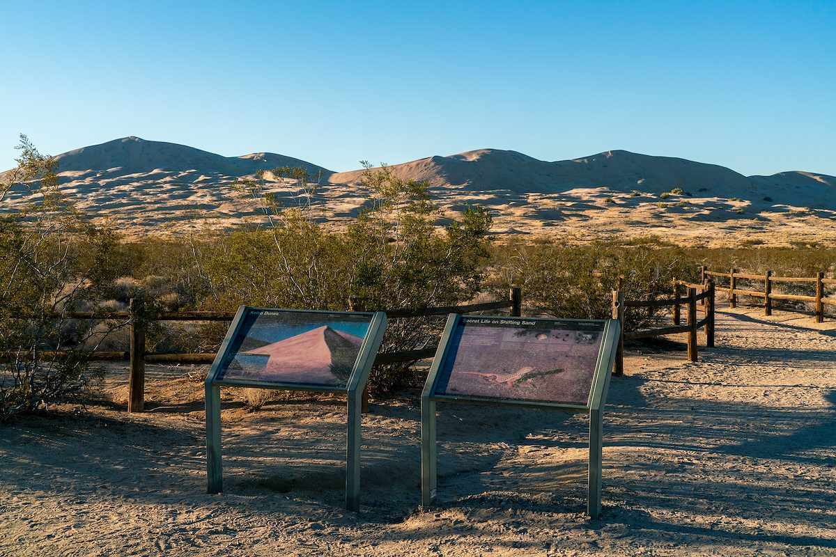 2018 October Main Kelso Dunes Entrance