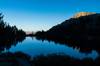 2018 October Rising Moon and Setting Sun on the Kearsarge Pass Trail