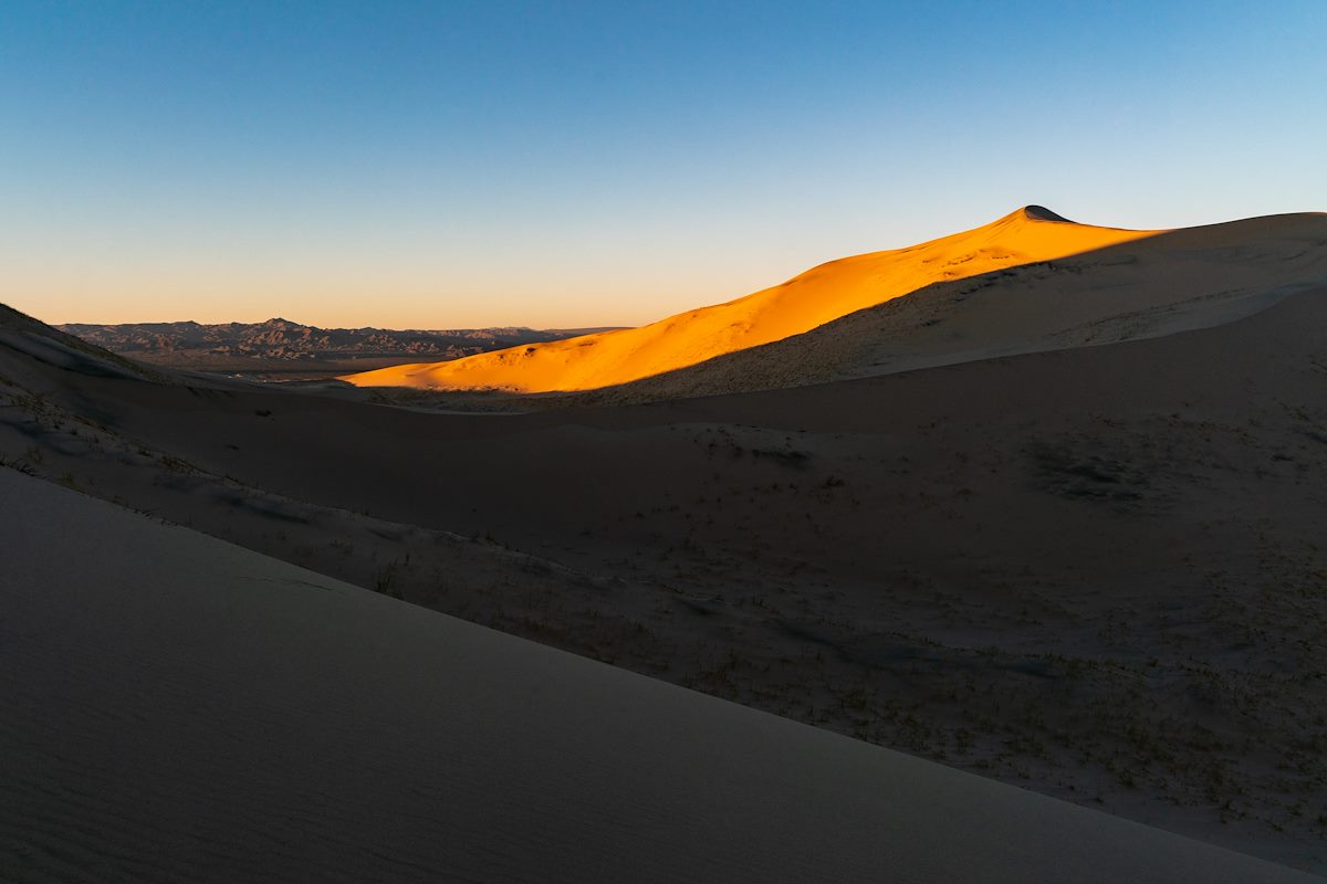 2018 October Sunset in the Kelso Dunes