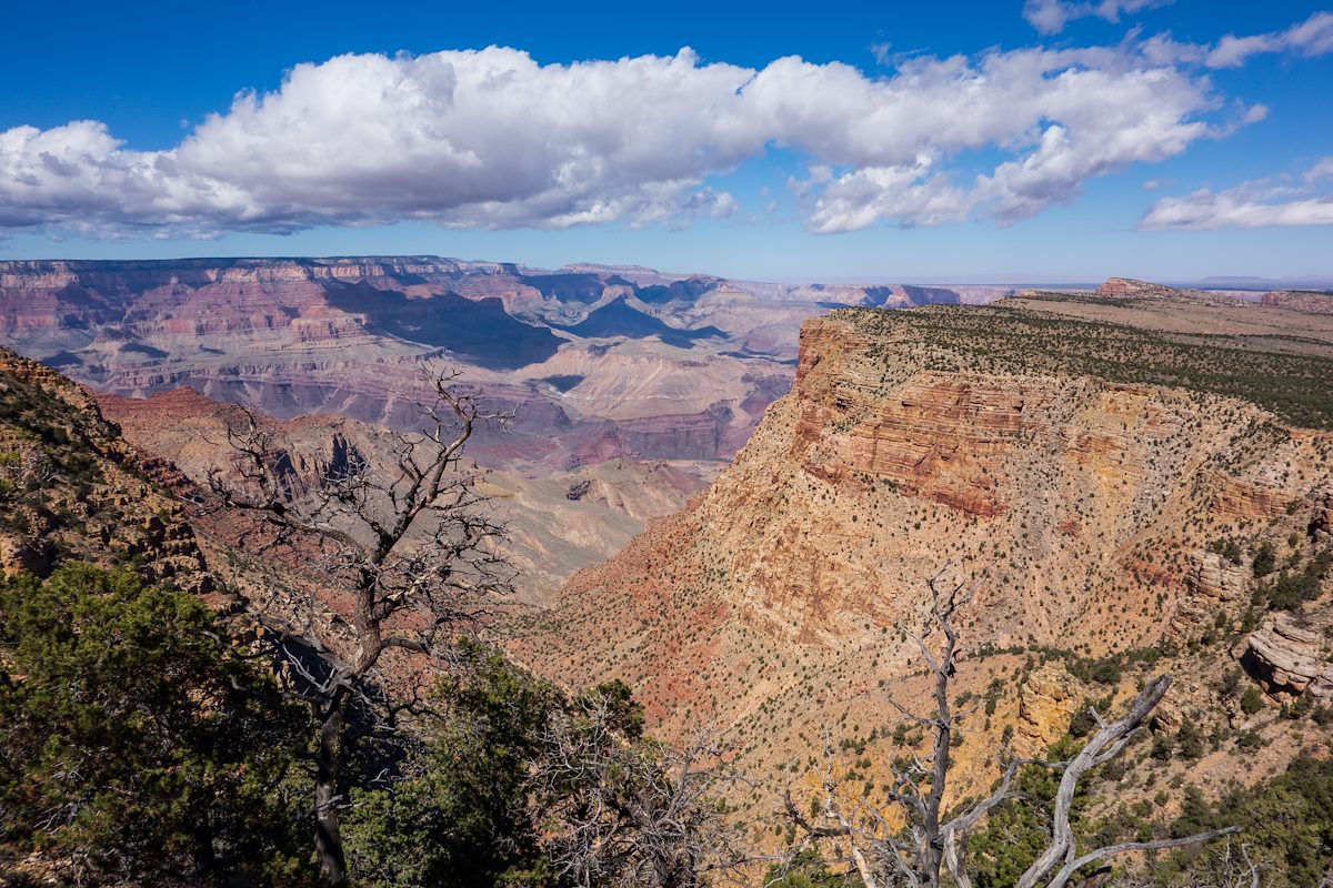 2018 October View down into the Canyon from the descent on the Cedar Mountain Trail