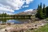 2019 August Stella Lake with Jeff Davis and Wheeler Peaks in the Background