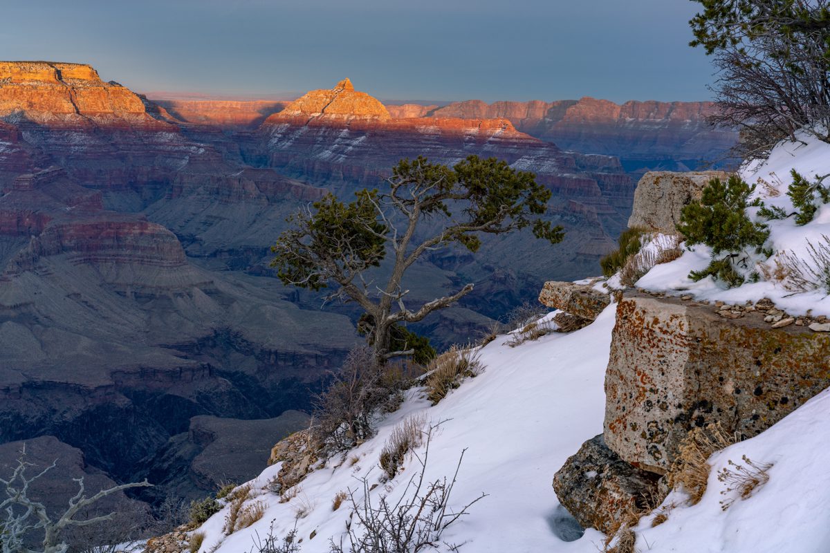 2019 December Vishnu Temple from Shoshone Point