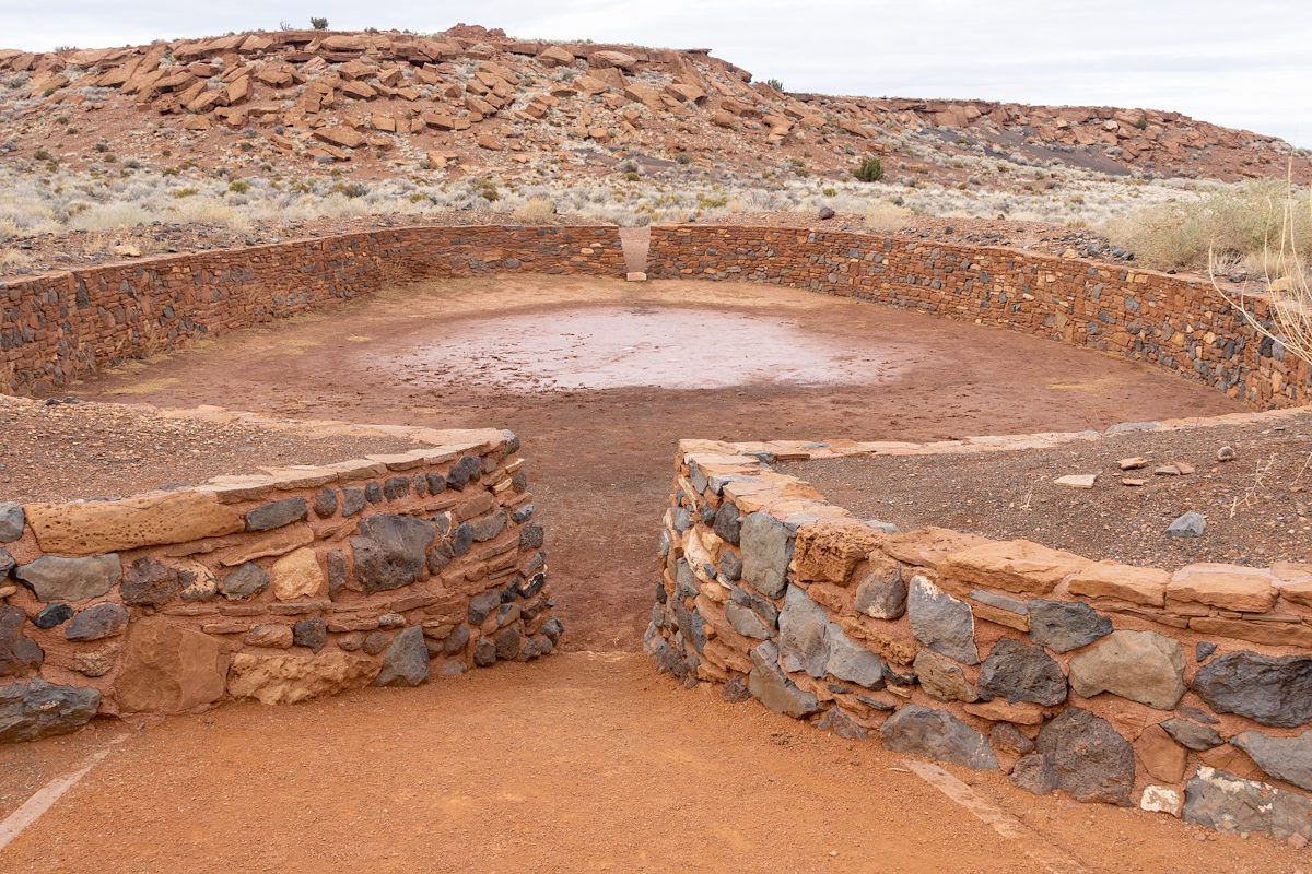 2019 December Wupatki Pueblo Masonry Ball Court