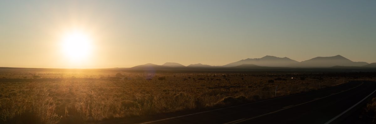 2019 October Driving south from the Grand Canyon to Flagstaff on 180