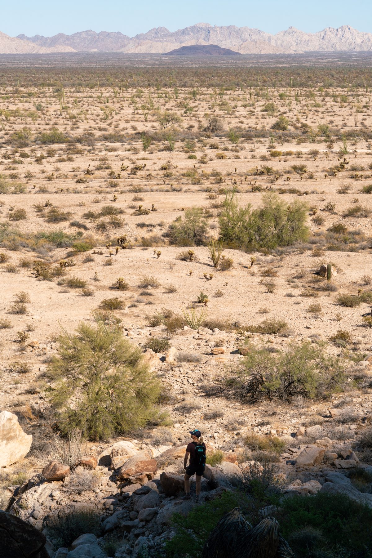 2019 October Shadows at the base of the Tinajas Altas Mountains