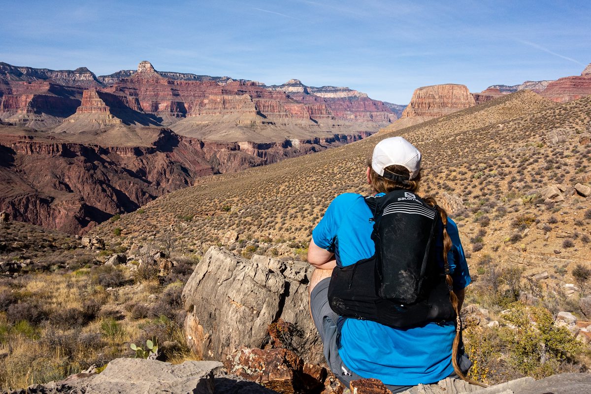 2019 October Taking a break on the Tonto Trail