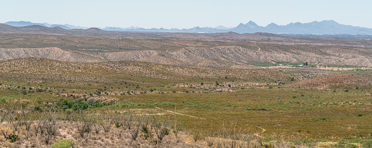 2020 June Looking across Wakefield Canyon and the Empirita Ranch