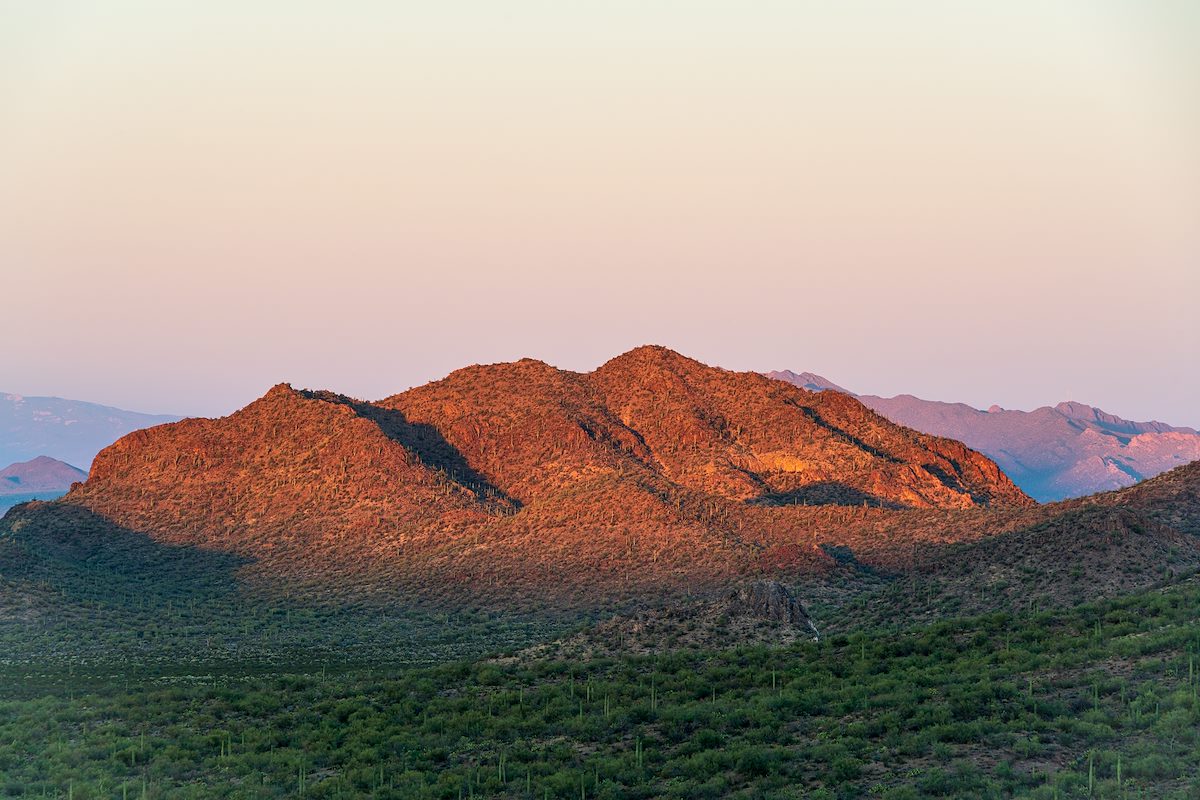 2020 June Sunset in Ironwood Forest National Monument