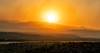 2020 June Sunset over Rice Peak with Smoke from the Bighorn Fire