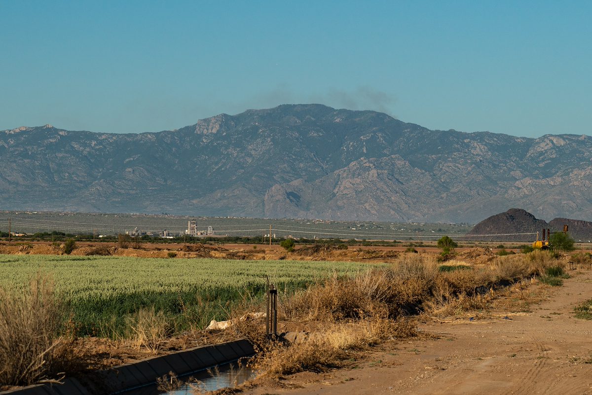 2020 May Busch Fire from Avra Valley Road