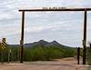 2020 November Agua Blanca Ranch sign at the Manville Road Entrance to Ironwood Forest National Monument