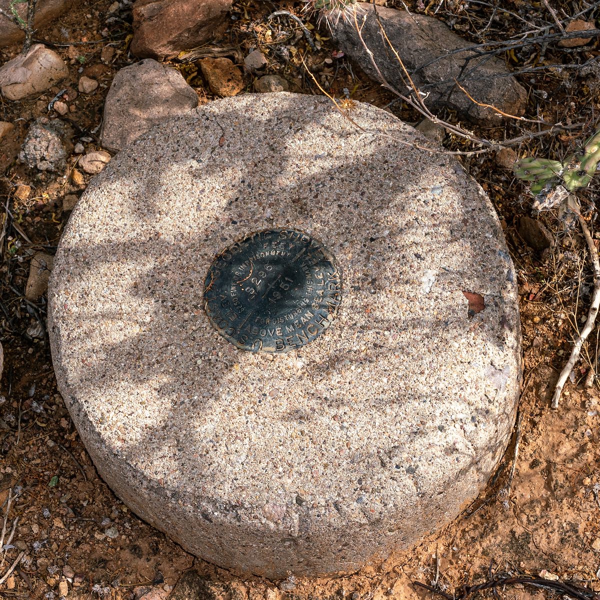 2020 November Bench Mark 2271 in Ironwood Forest National Monument