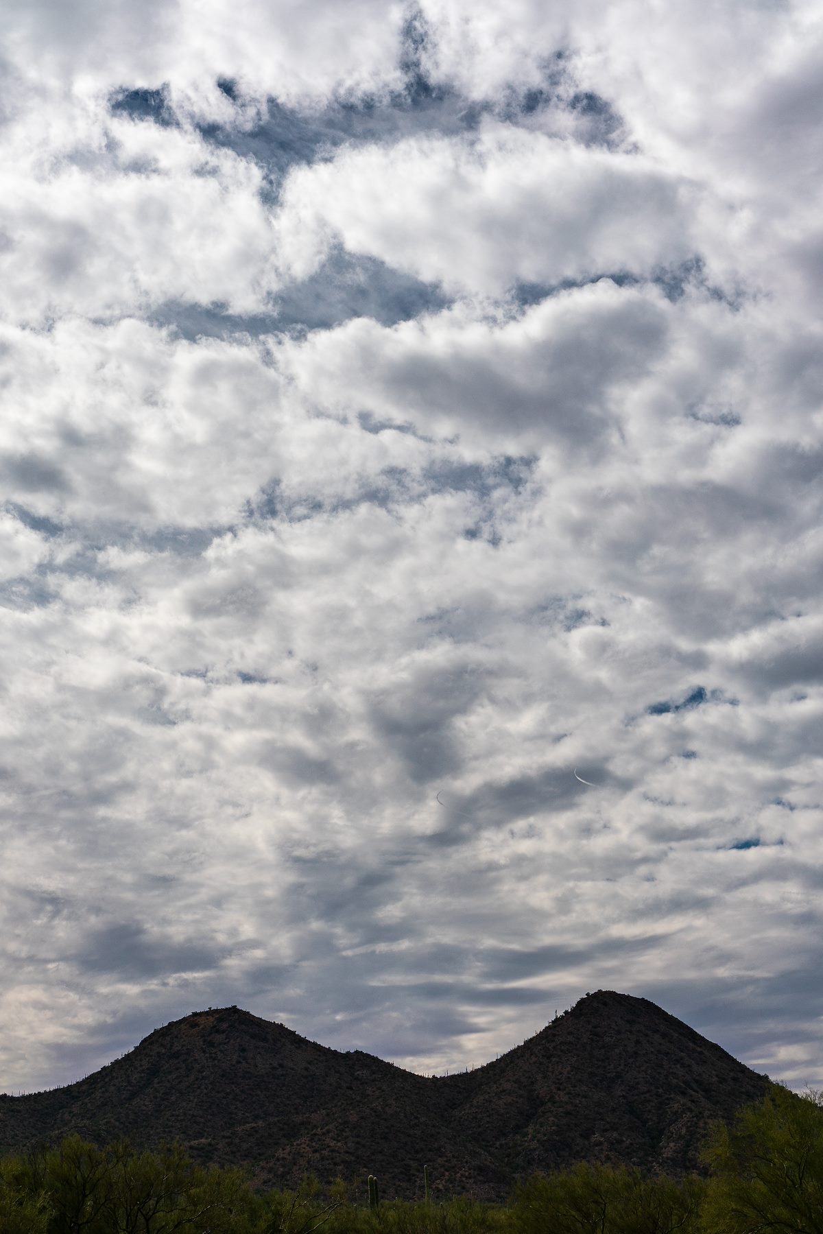 2020 November Cloudy sky over Dos Titos