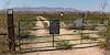 2020 November Gate at the San Pedro Riparian National Conservation Area Border