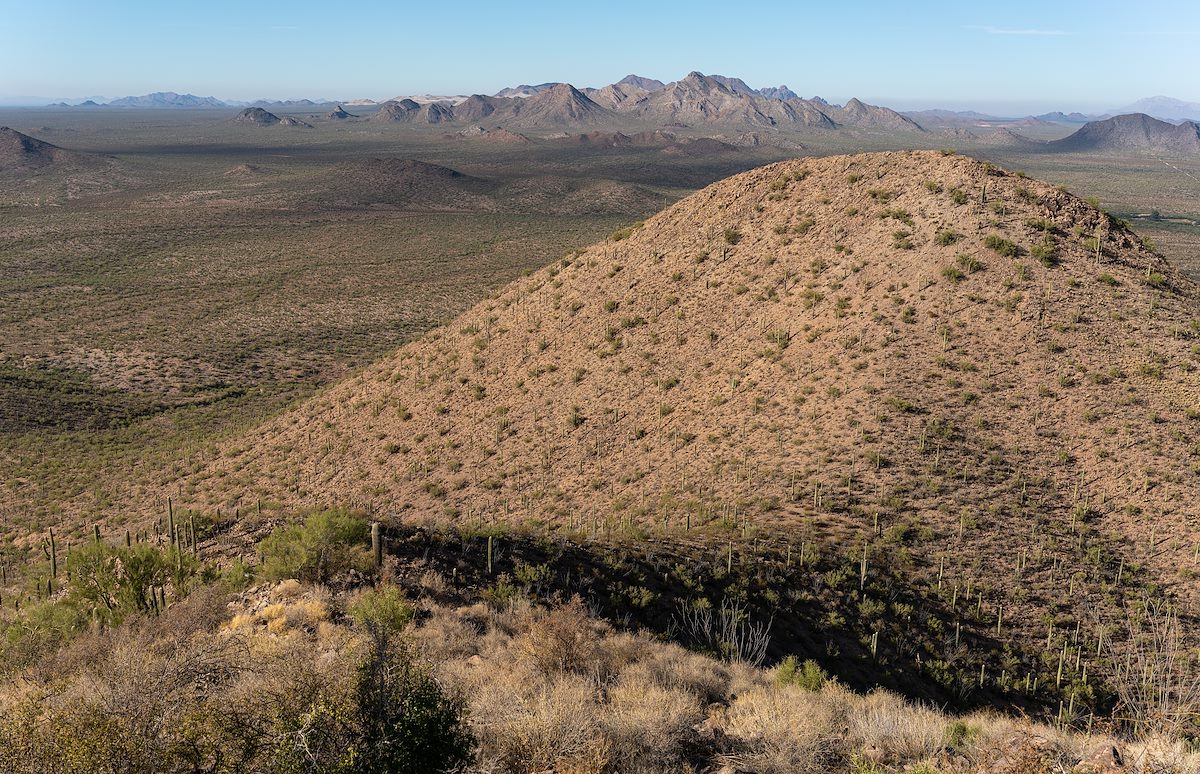 2020 November North Peak of Dos Titos from South Peak