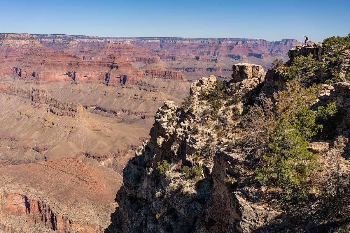 2020 September Dana on Cocopa Point from the rim to the West