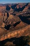 2020 September Looking Down from Yuma Point to moonlit Whites and Marsh Buttes