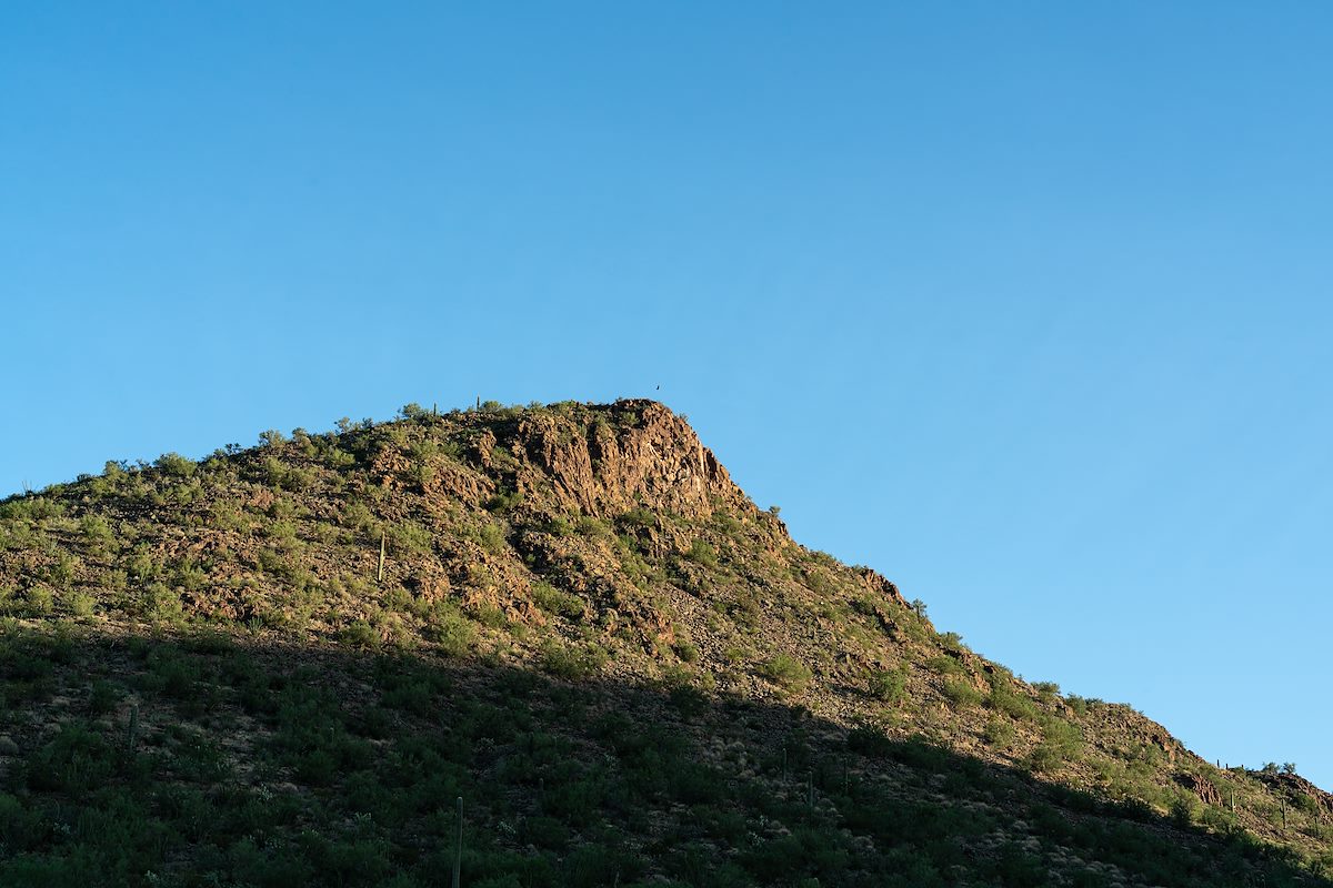 2020 September Point 2614 from a road thru the Samaniego Hills