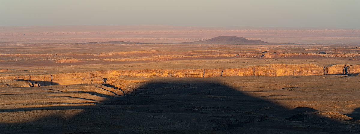 2021 April Cedar Mountain Shadow stretching towards the Little Colorado River and Black Knob