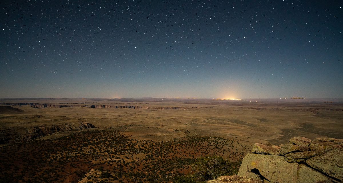 2021 April City Lights from Cedar Mountain