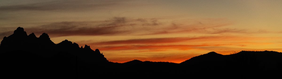 2021 February Ragged Top at Sunset