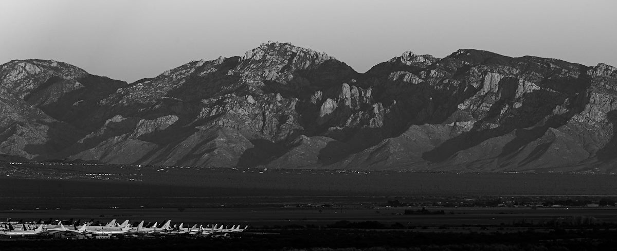 2021 February Santa Catalina Mountains from the Pan Quemado Hills