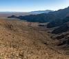 2021 January Looking into Mendoza Canyon from Point 4462