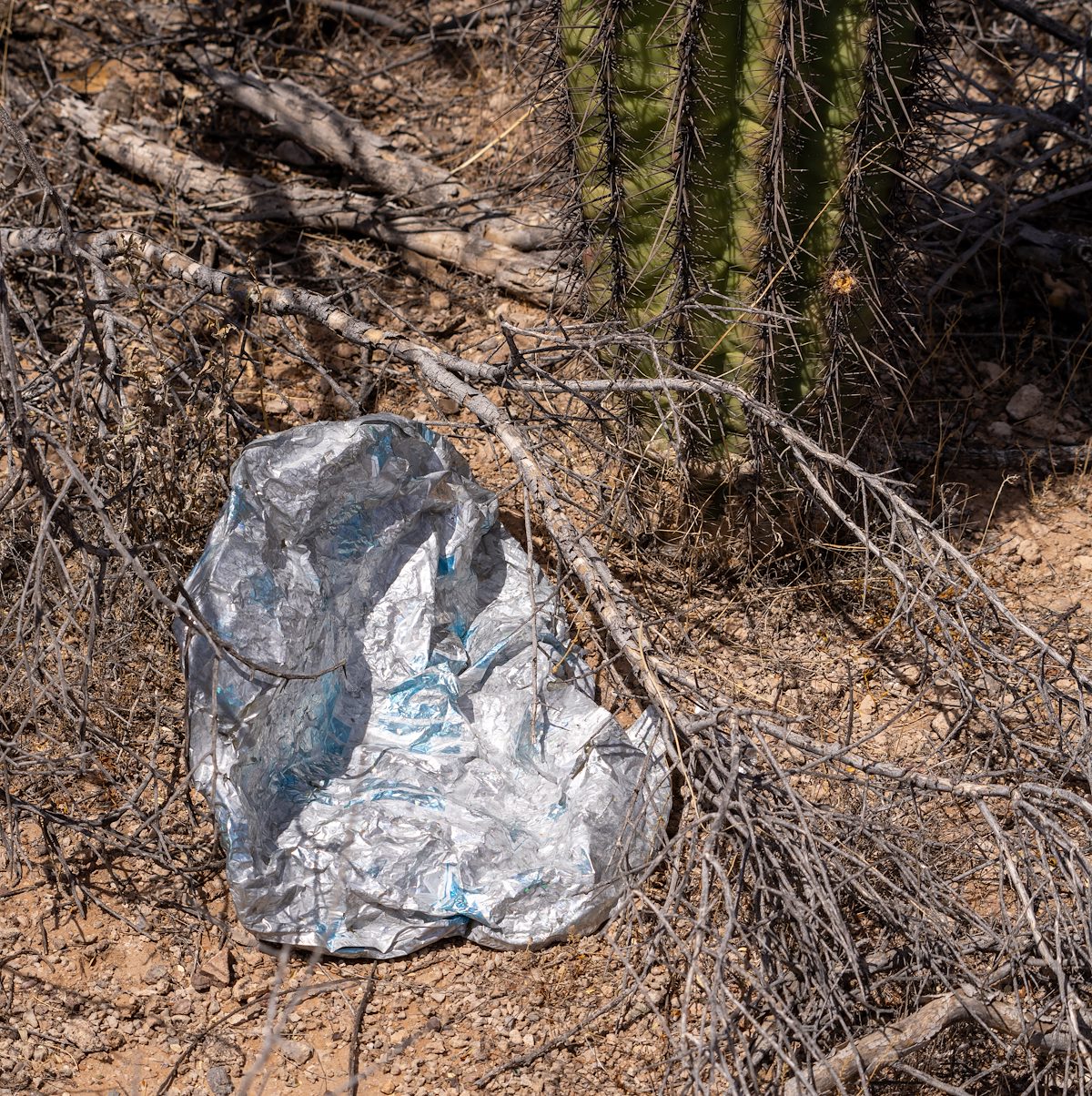 2021 June Balloon Trash in the Waterman Mountains