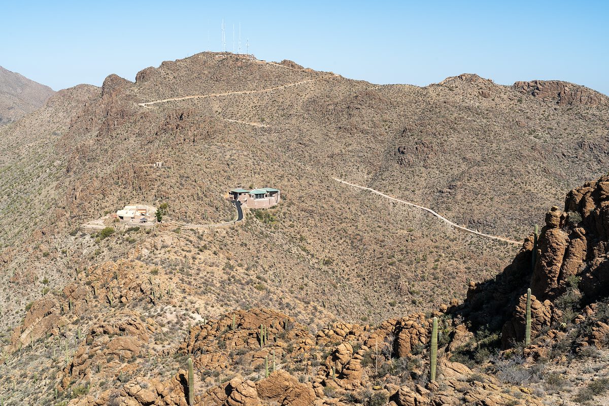 2021 March Climbing towards Tower Peak in the Tucson Mountains