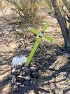 2021 March Cross and Water in Ironwood Forest National Monument