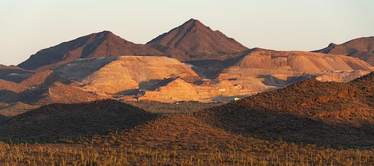 2021 March Silver Bell Mine from the North West