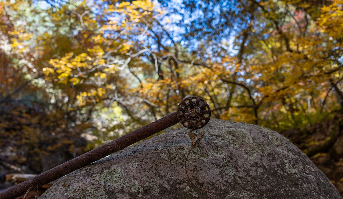 2022 November Old Pipe at Upper Ash Spring