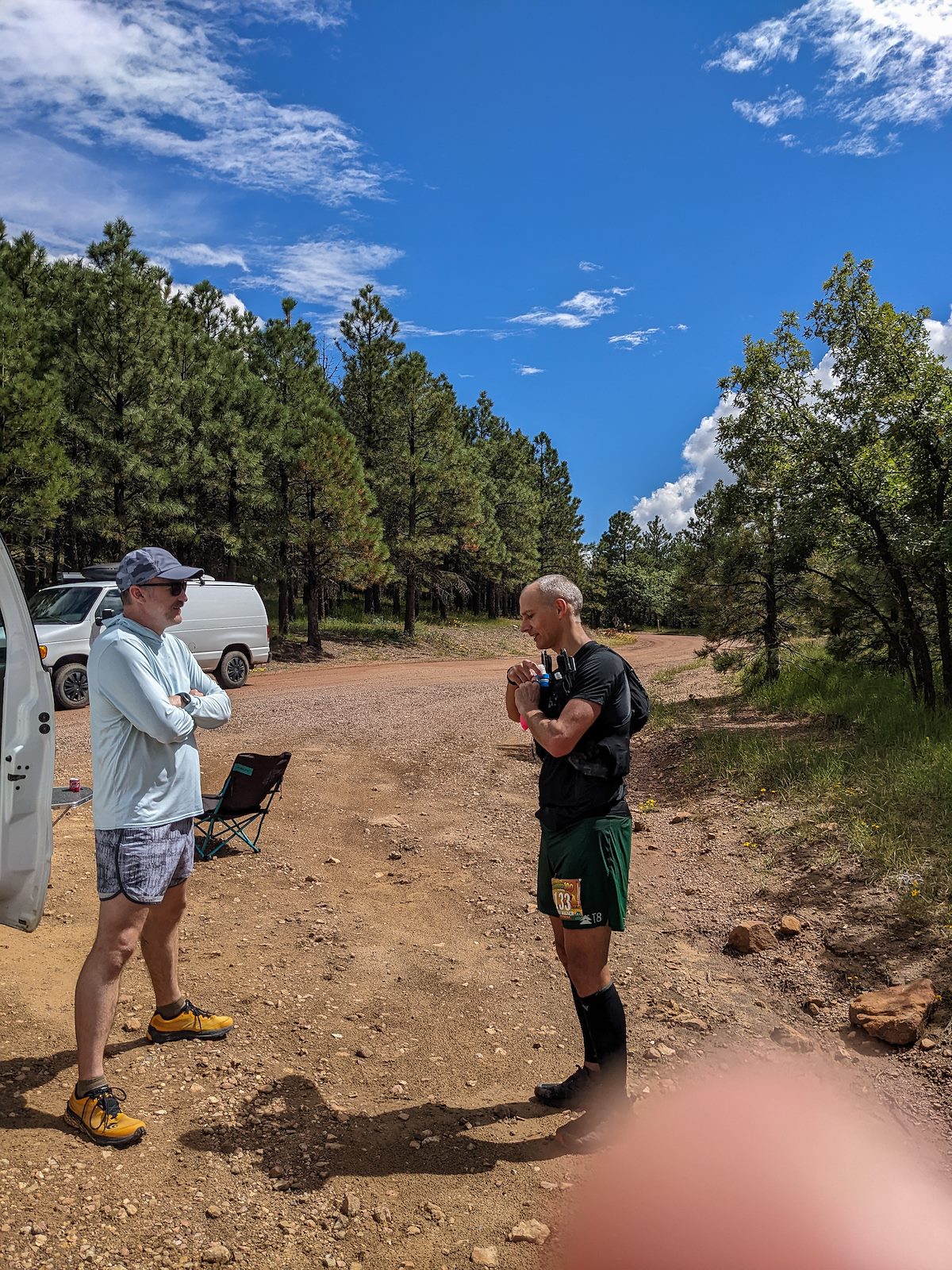 2022 September Aaron And Richard on the Mogollon Monster 100 Course