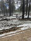 2022 September Hail Like Snow on the Rim along FR300