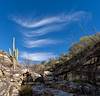 2023 December Clouds Bending Around Saguaro