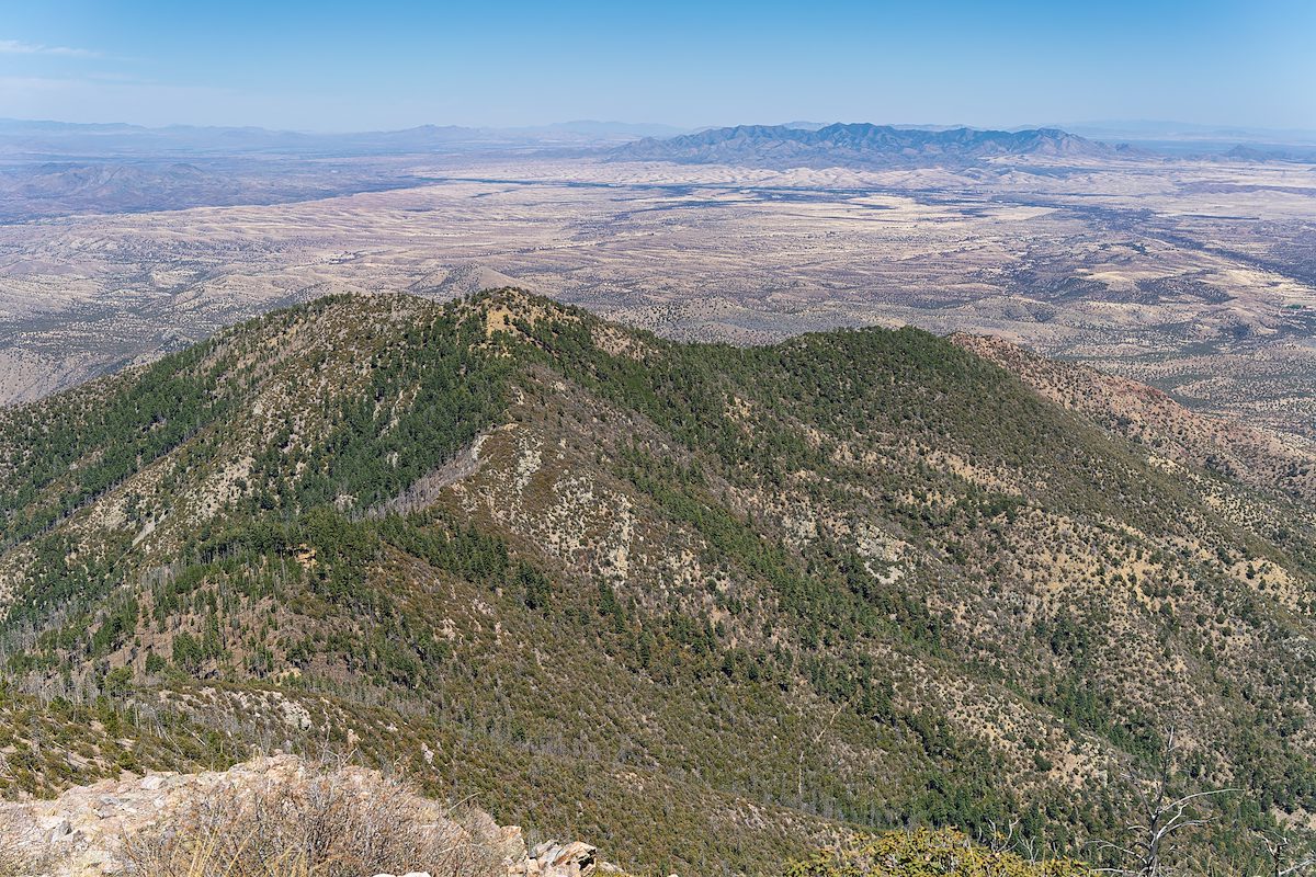 2025 April Huachuca Mountains from 88 Mac