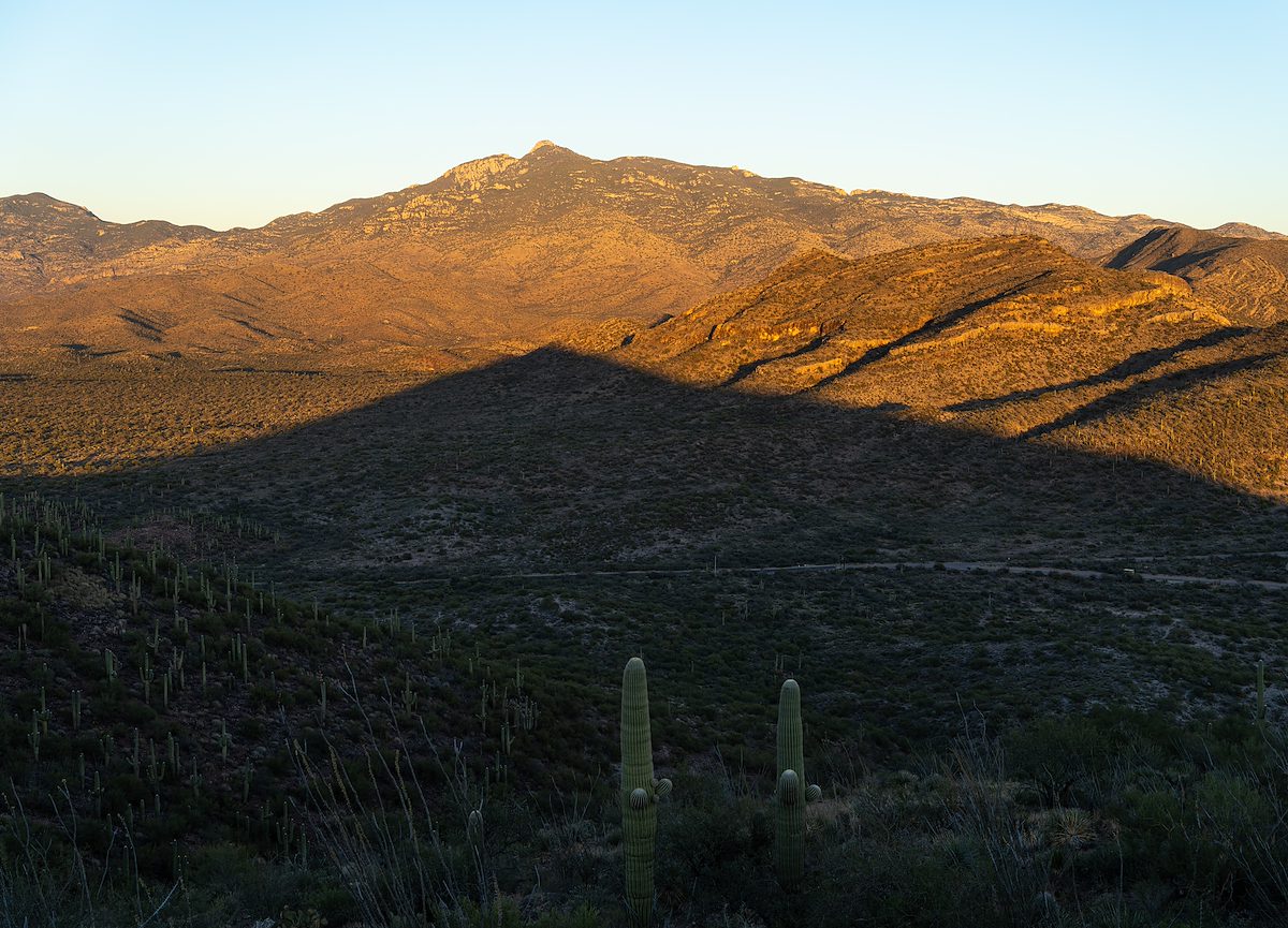 2025 April Pistol Hill's Shadow below Rincon Peak