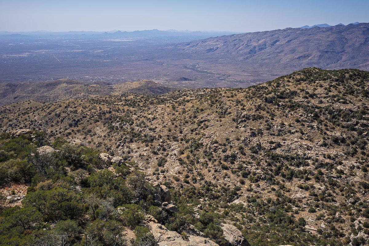 2025 April Rincon Valley from the 6400 Pinnacle