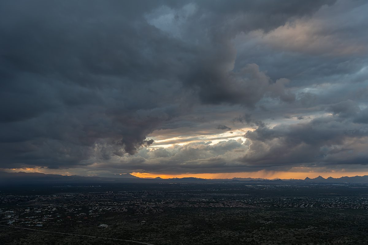 2025 December Sunset Storm from Pistol Hill