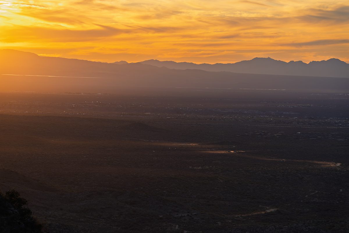 2025 February Sunset Dust